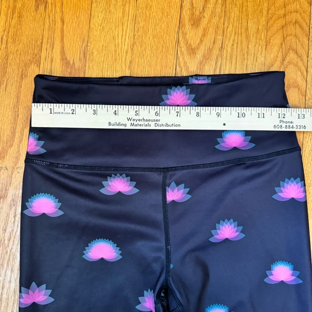 Free People Movement Women’s High Waisted Lotus Print Leggings Size Small - Picture 9 of 11